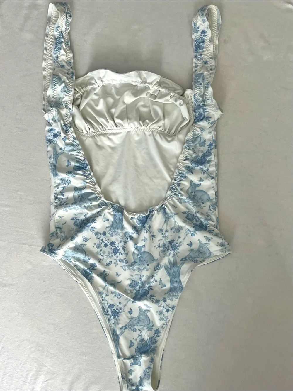 Frankies Bikinis × Gigi Hadid Fawn One-Piece Swimsuit Size Medium